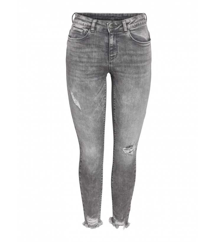 Kimmy ripped skinny jeans grey denim