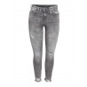 Kimmy ripped skinny jeans grey denim