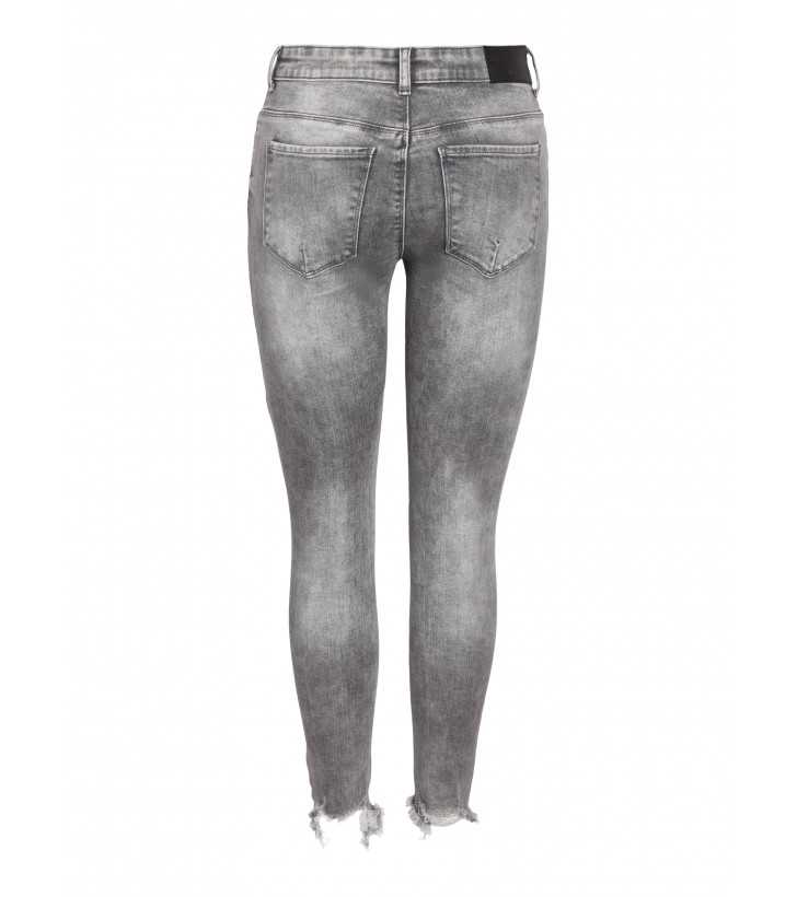 Kimmy ripped skinny jeans grey denim