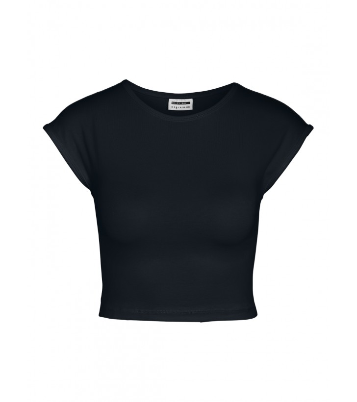 Katinka capsleeve solid crop top