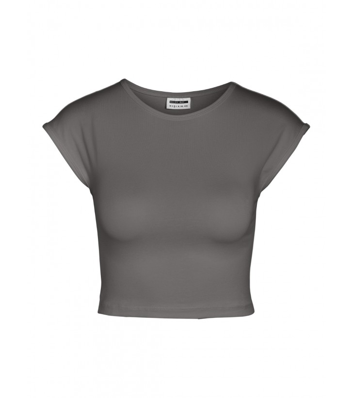 Katinka capsleeve solid crop top