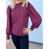 Eina bluse bordeaux