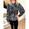 Ventia bluse i leopardprint