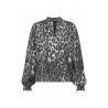 Ventia bluse i leopardprint