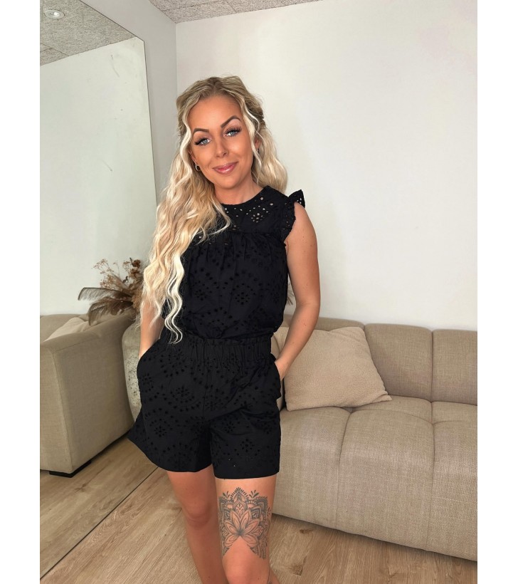 Vilde broderet shorts