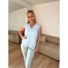 Olline v-neck blonde top