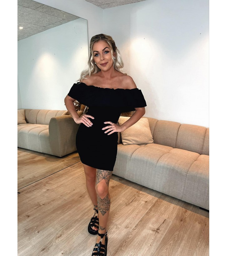 Bianca off shoulder bubble kjole