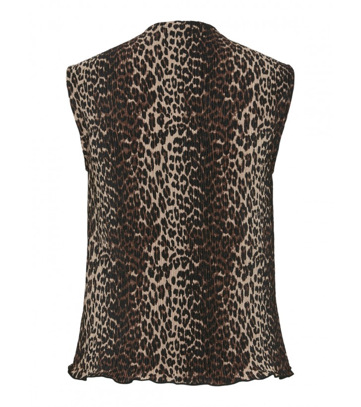 Flora leopard top