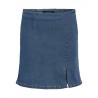 Debbie denim nederdel m. slids