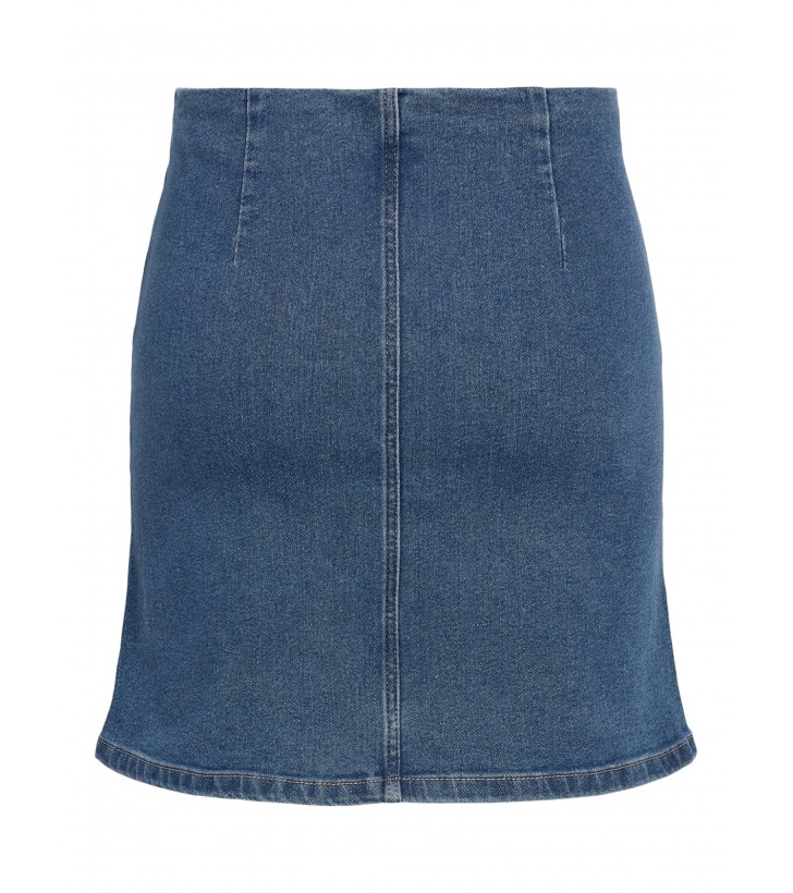 Debbie denim nederdel m. slids