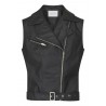 Daza PU vest sort