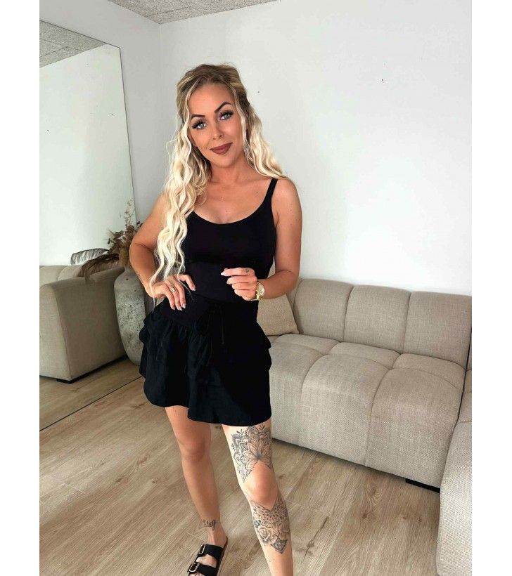 Kesha kort nederdel sort