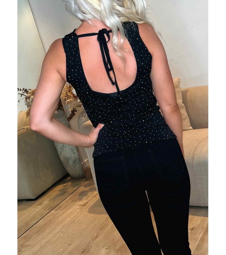 Maddie drape top m. sten