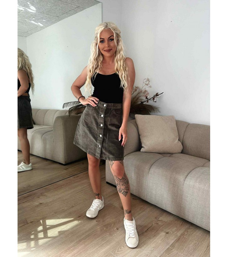 Ronnie A Shape nederdel brun