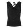 Maddie drape top m. sten