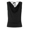 Maddie drape top m. sten