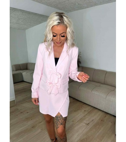 Tigerlili sløjfe blazer lyserød