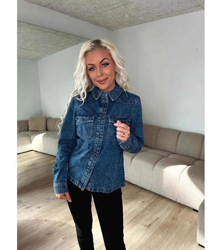 Signe denim skjorte