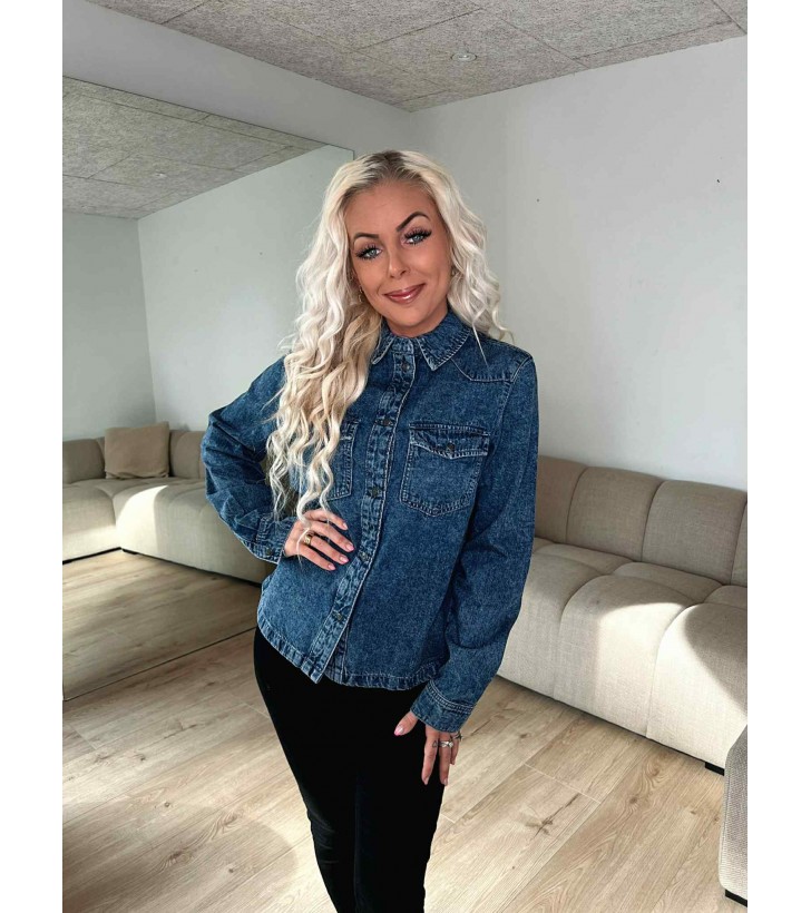 Signe denim skjorte