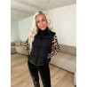 Bee puffer vest kort