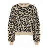 Charlott o-neck strik m. print