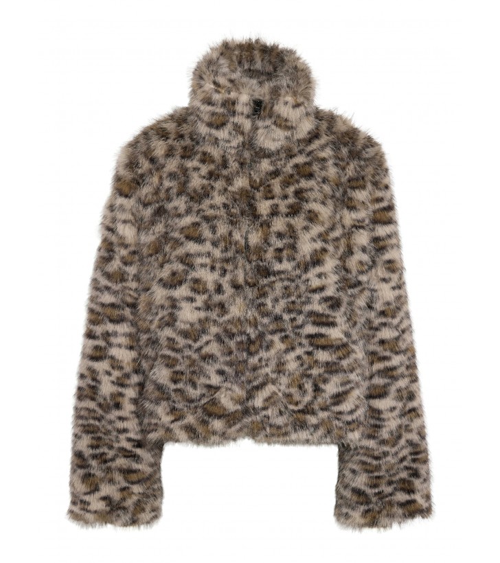 Jennifer fur jakke leopard