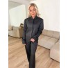 Ellie cropped jakke m. rhinsten