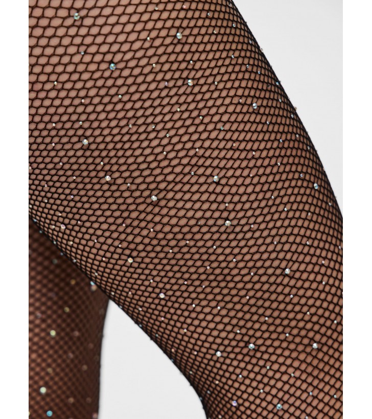 Claire fishnet glitter tights