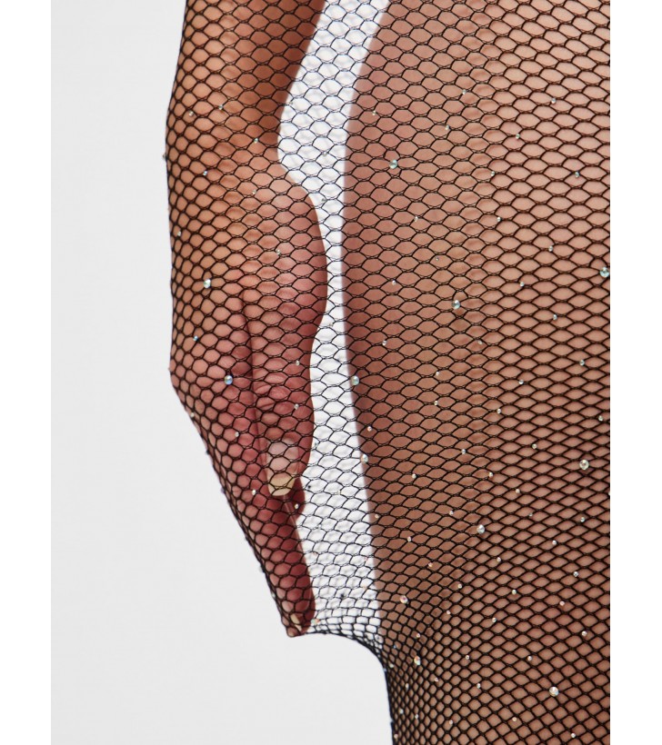 Claire fishnet glitter tights