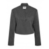 Ellie cropped jakke m. rhinsten