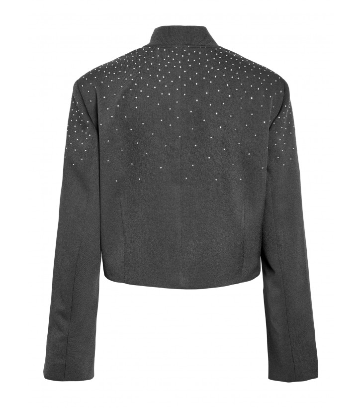 Ellie cropped jakke m. rhinsten