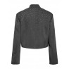 Ellie cropped jakke m. rhinsten