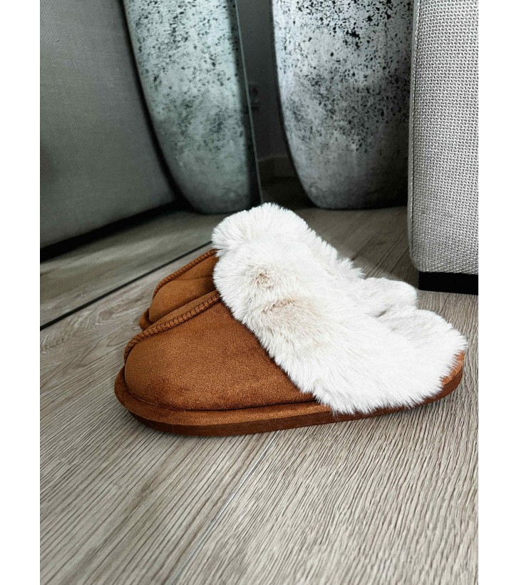 Mira fur slippers