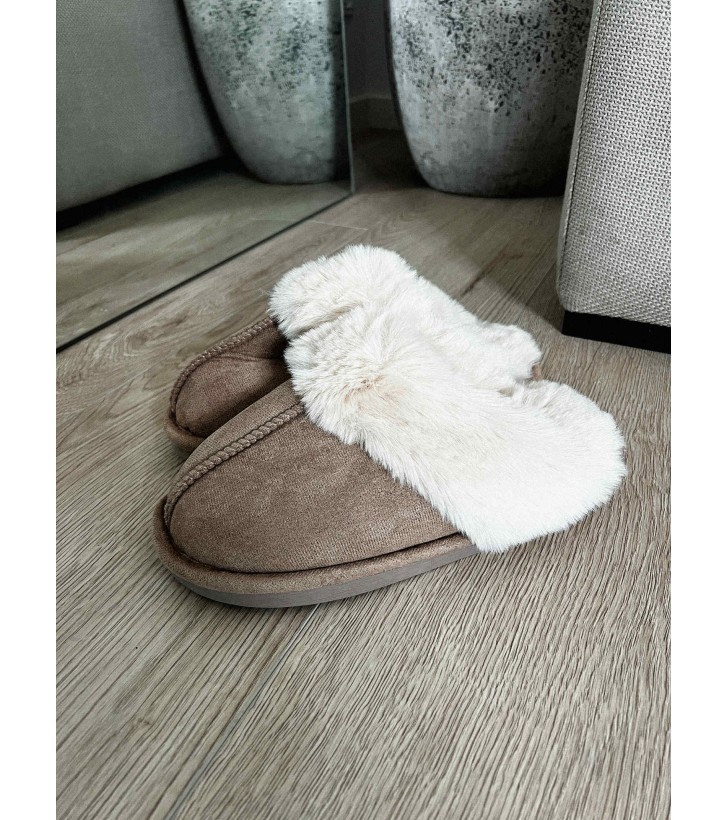 Mira fur slippers