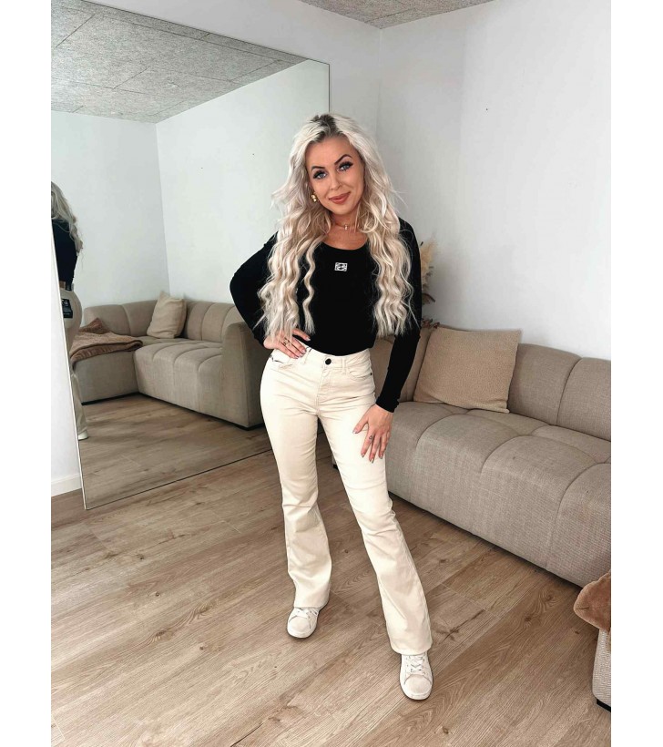 Sallie vidde buks beige