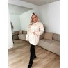 Alva denim jakke beige