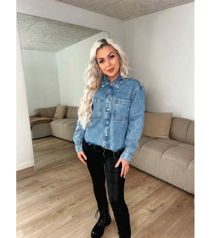 Alva denim jakke kort