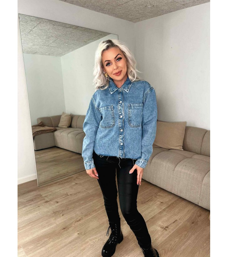 Alva denim jakke kort