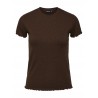 Nicca O-neck Top Mørkebrun