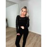 Vitana langærmet blondebluse