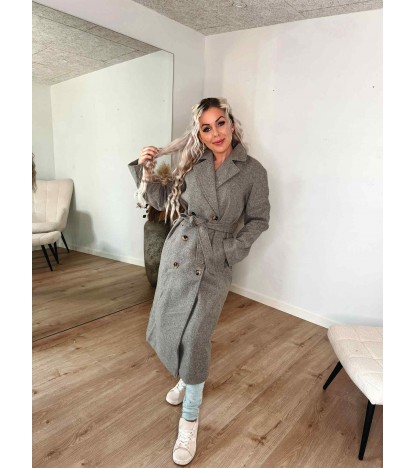 Marbel trench coat lang