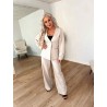 Kamil wide pants beige