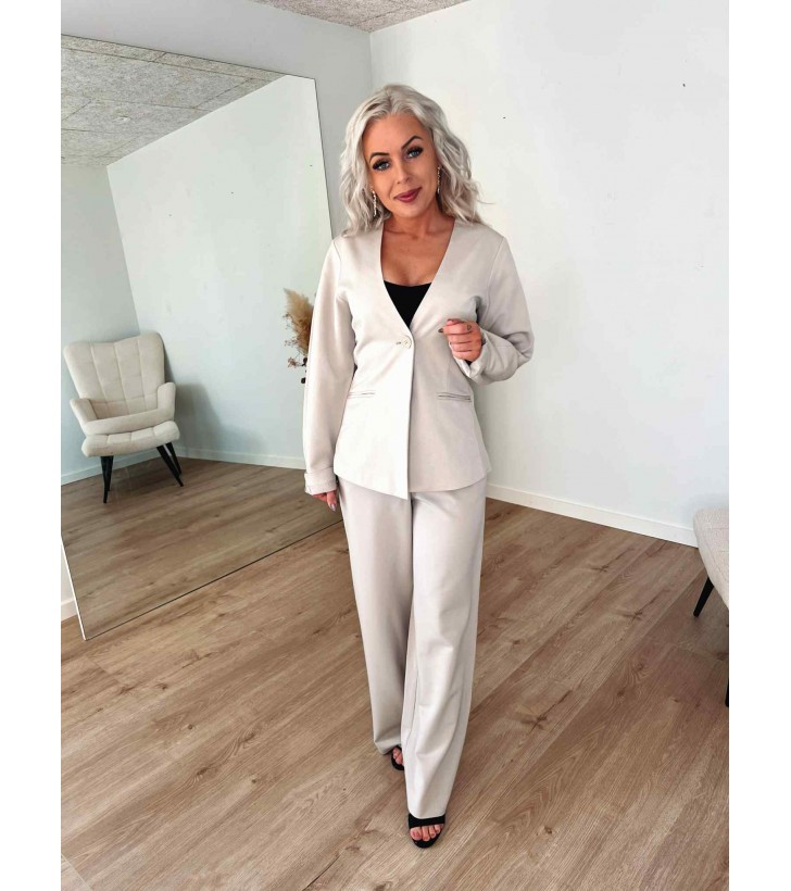 Kamil wide pants beige