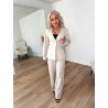 Kamil wide pants beige