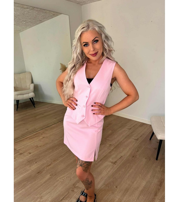 Bozzy vest lyserød
