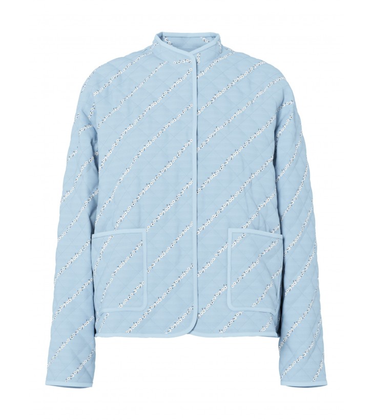 Rikke Quilted jakke blå