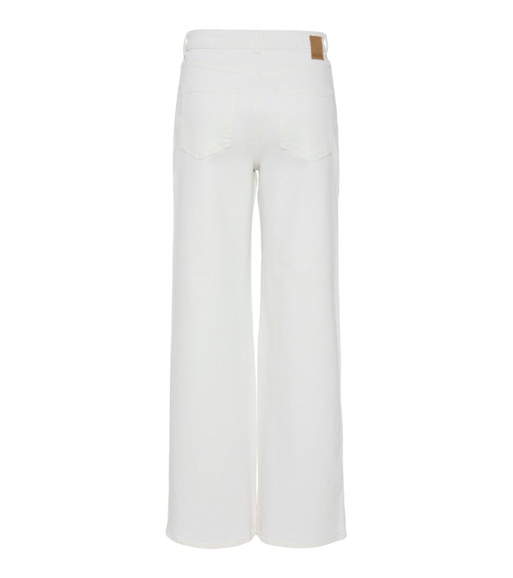 Selma wide denim jeans hvid