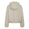 Elina hood jakke beige