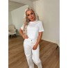 Ria t-shirt hvid m. sten