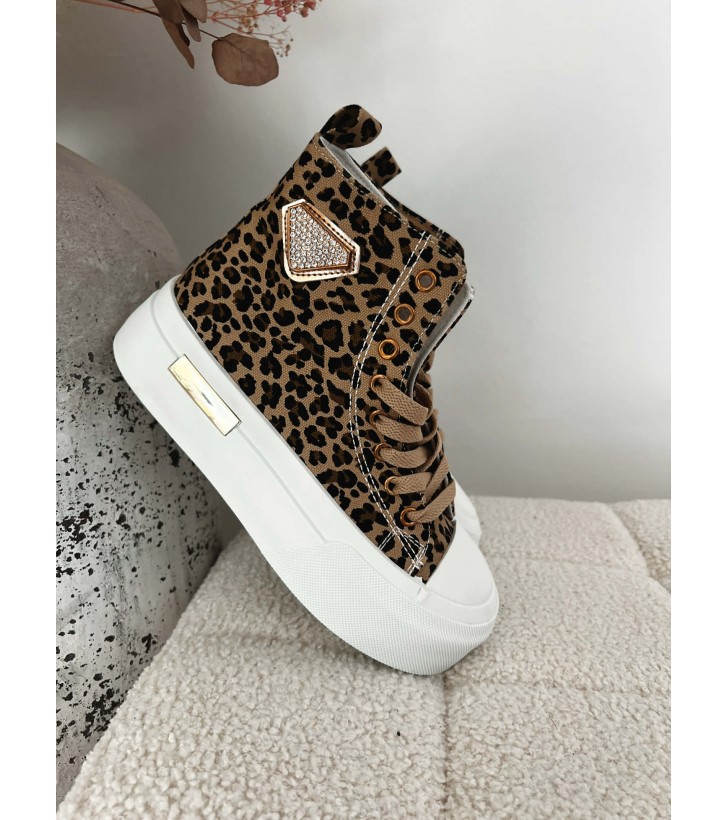 Leonora leopard sneakers